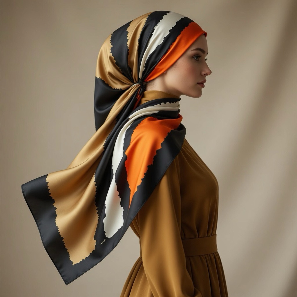 Golden Silk Şal - Görsel 2